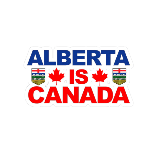 "Alberta Is Canada" Kiss-Cut Stickers