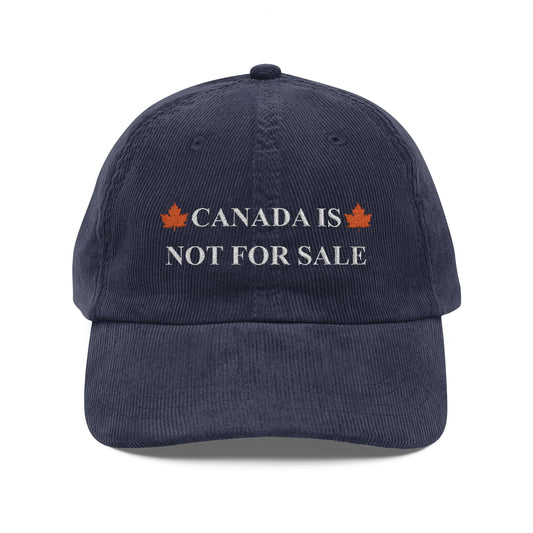 "NOT FOR SALE" Vintage Corduroy Cap