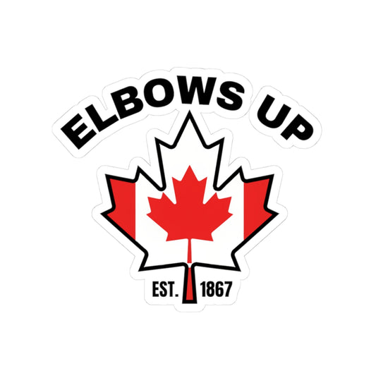 "Elbows Up" Kiss-Cut Stickers